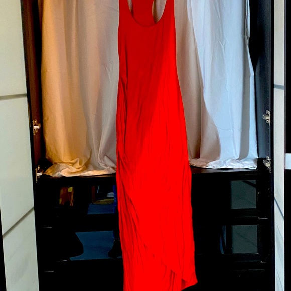 Bebe red gown
